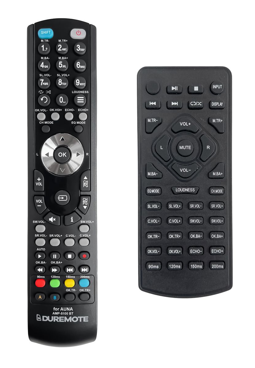 AUNA AMP-5100 BT, AMP-H260, 10034620, 10036140 - távirányító duplikátum