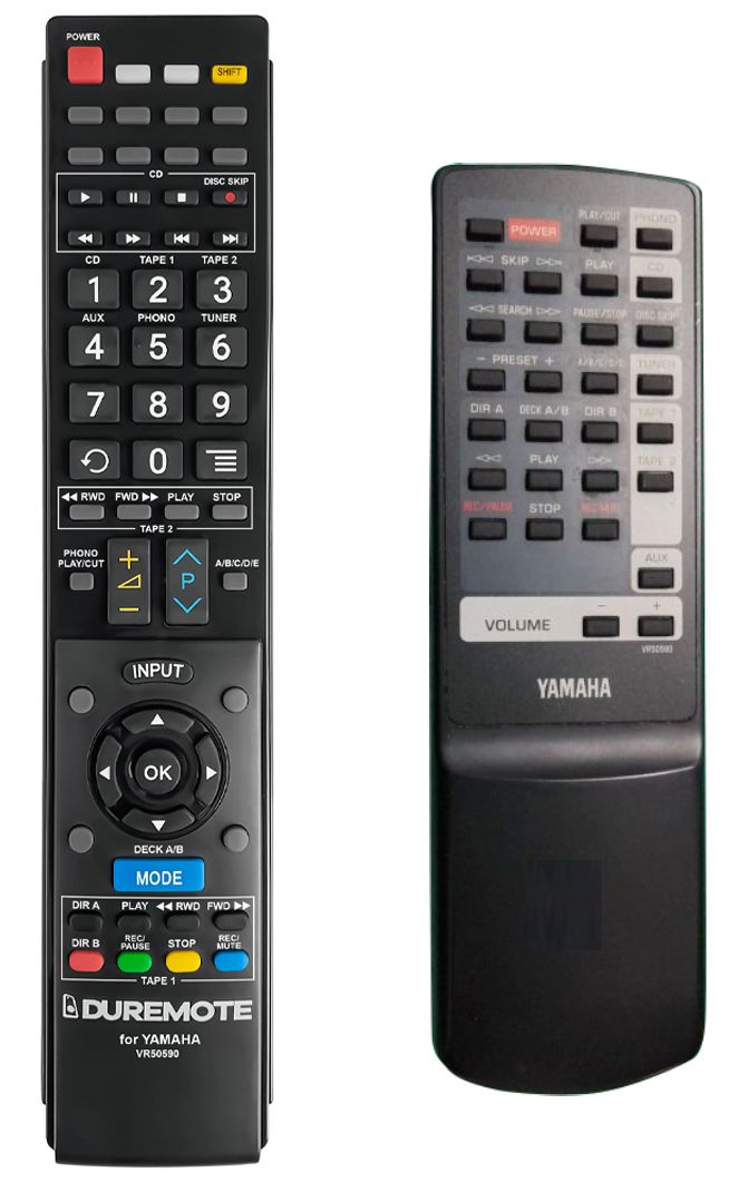 YAMAHA VR50590 - távirányító duplikátum