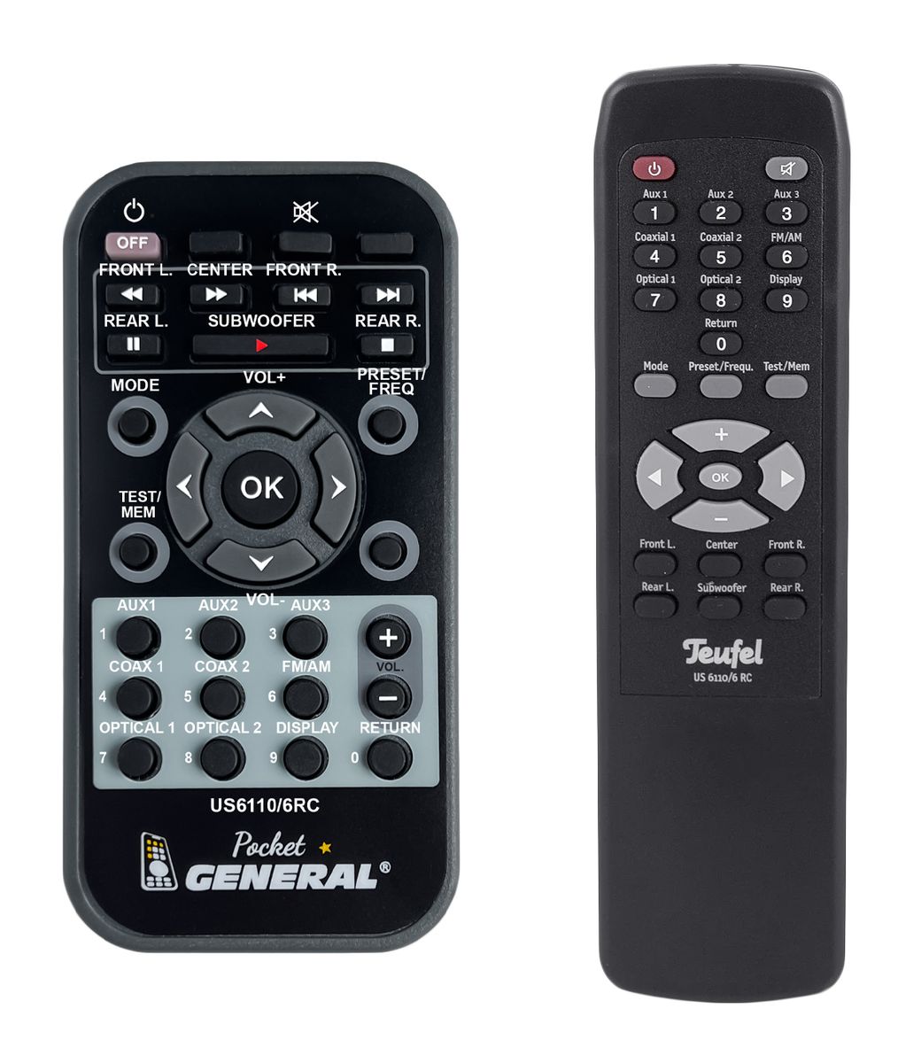 TEUFEL US 6110/6 RC, Columa 300 R -   


távirányító
 duplikátum