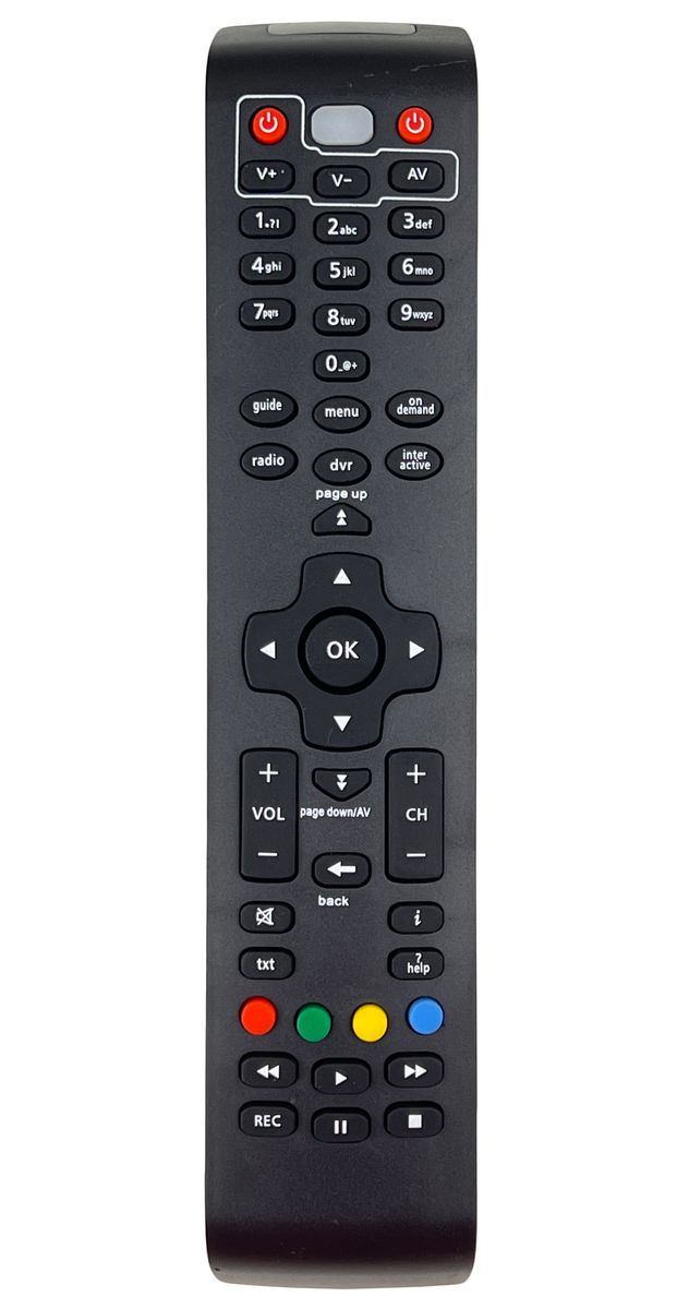 UPC PHILIPS Mediabox RC2094501/B, URC184001-00R00 - helyettesítő távirányító
