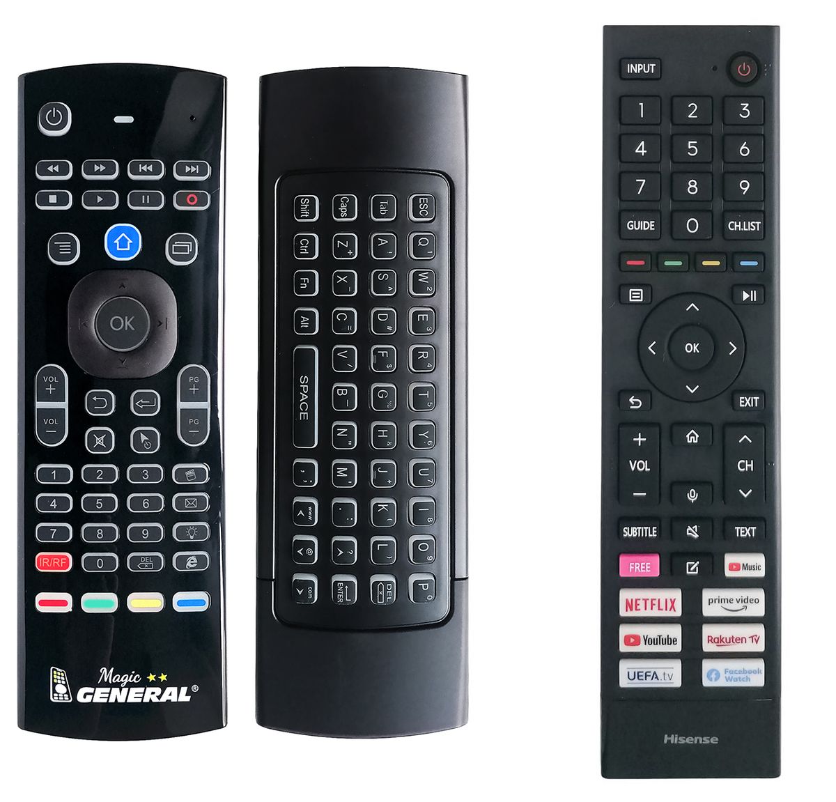 HISENSE ERF3B80H,  A21111K, A20510B, A21180E - mágikus   


kompatibilis General márkájú távirányító