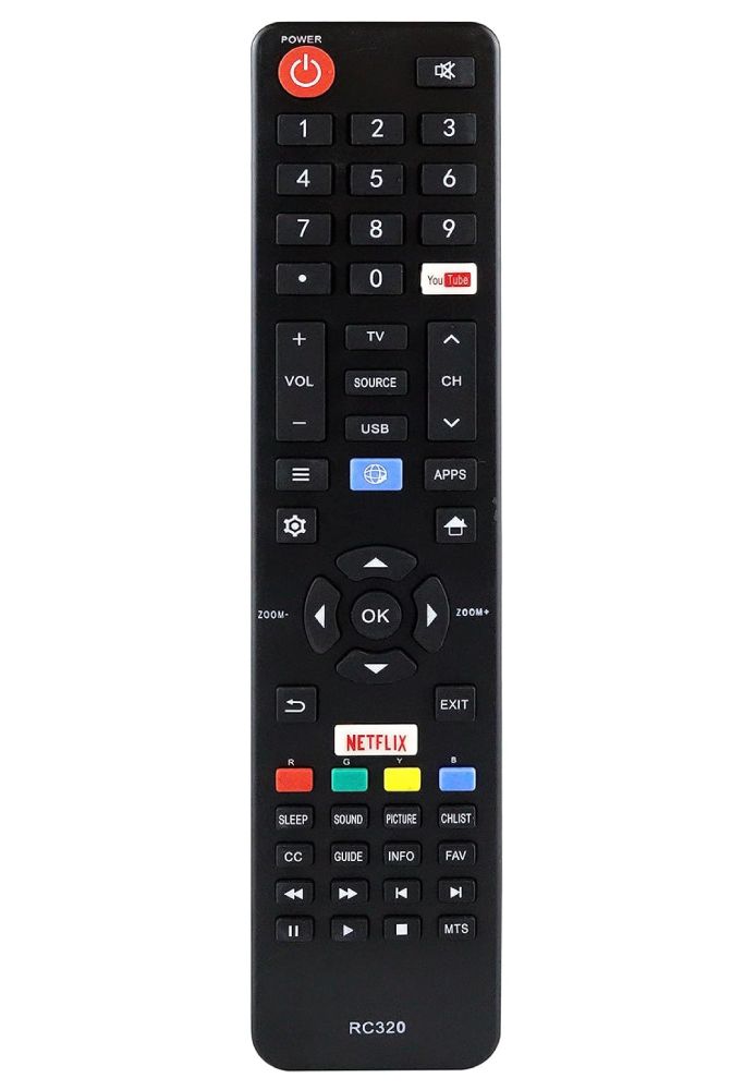 JVC RC320 06-532W54-TY01X  - helyettesítő távirányító