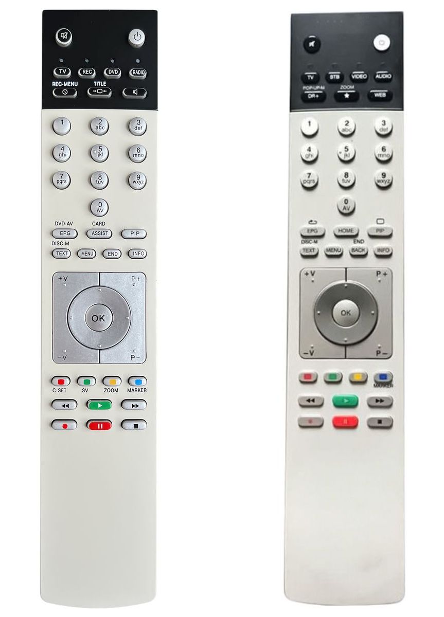 LOEWE Bild 5.32, Bild 5.40, Bild 5.48, Bild 5.55 - helyettesítő távirányító