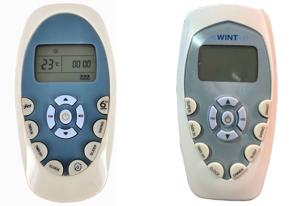 WINTAIR DG11E3-01, DG11E4-01, DG11E4-24 - helyettesítő távirányító