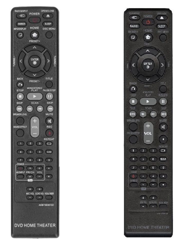LG AKB73636108 - helyettesítő távirányító