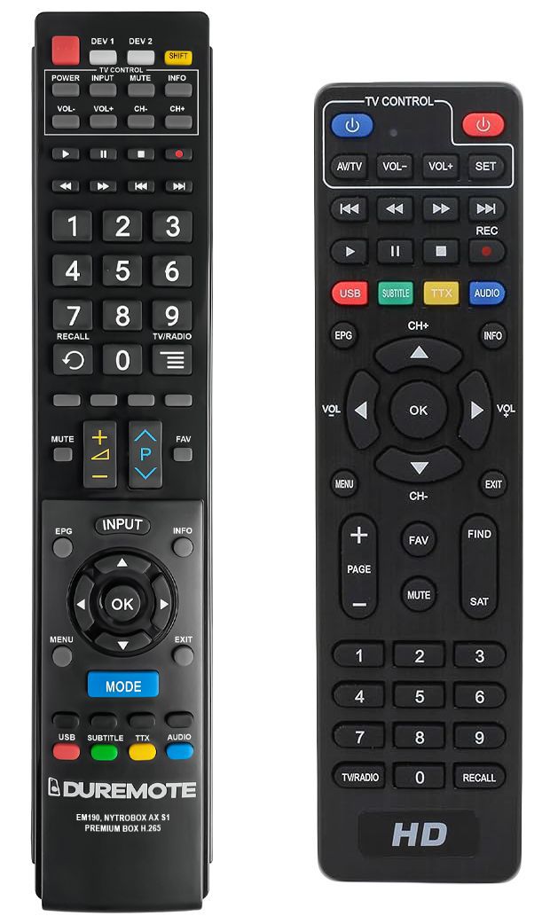OPTICUM Premium Box H.265 + TV vezérlés (mini TV) - távirányító duplikátum