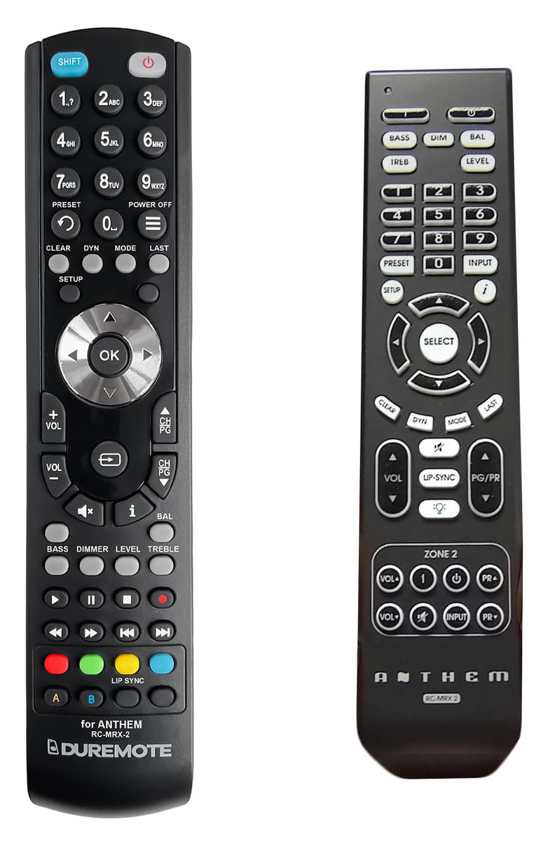 ANTHEM RC MRX 2, MRX 1120 - távirányító duplikátum