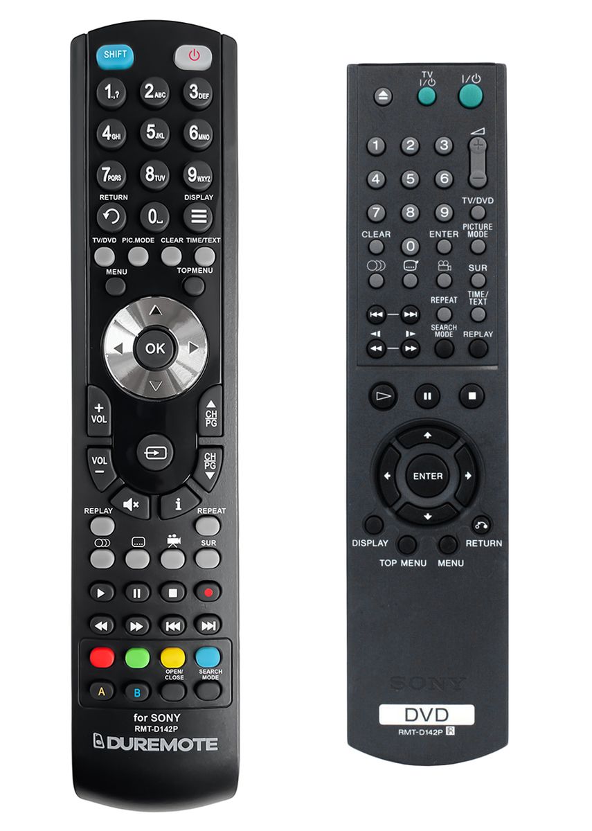 SONY RMT-D142P - távirányító duplikátum