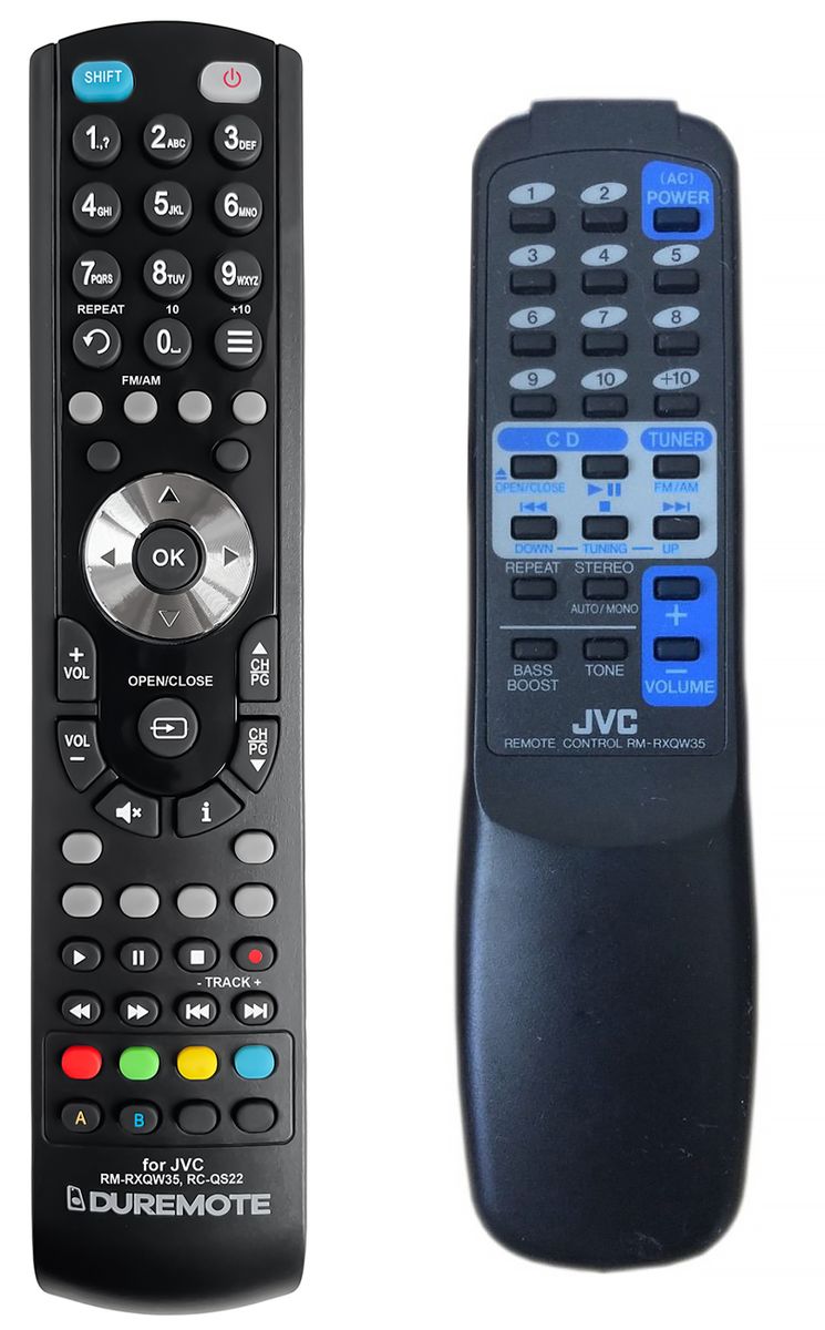 JVC RM-RXQW35 - távirányító duplikátum