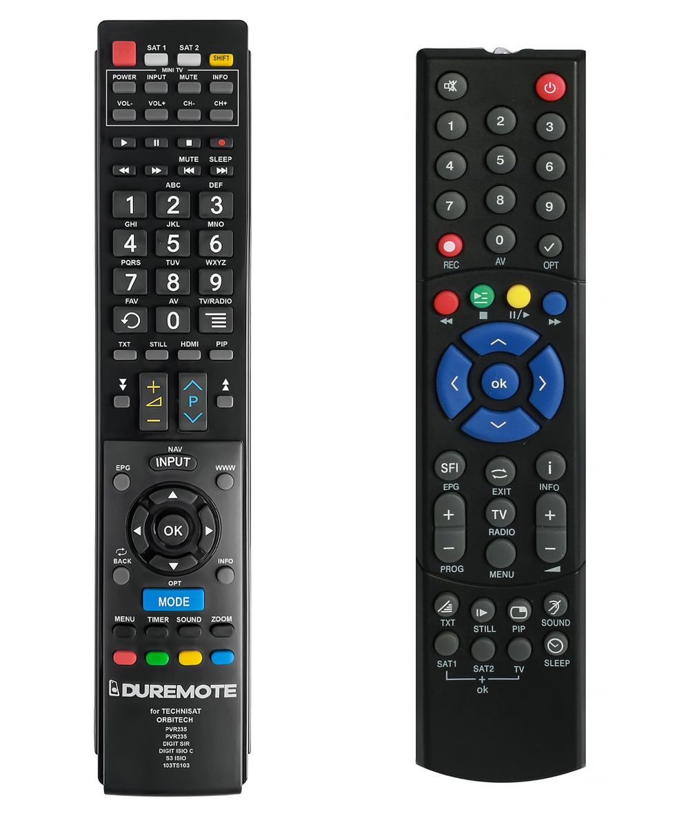 ORBITECH CI 440, 500 HD+ + TV vezérlés (mini TV) - távirányító duplikátum