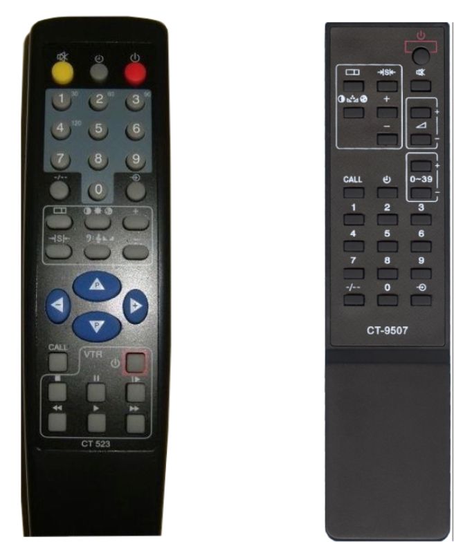 TOSHIBA CT-9507, 2104XS, 216R9D - távirányító - duplikátum