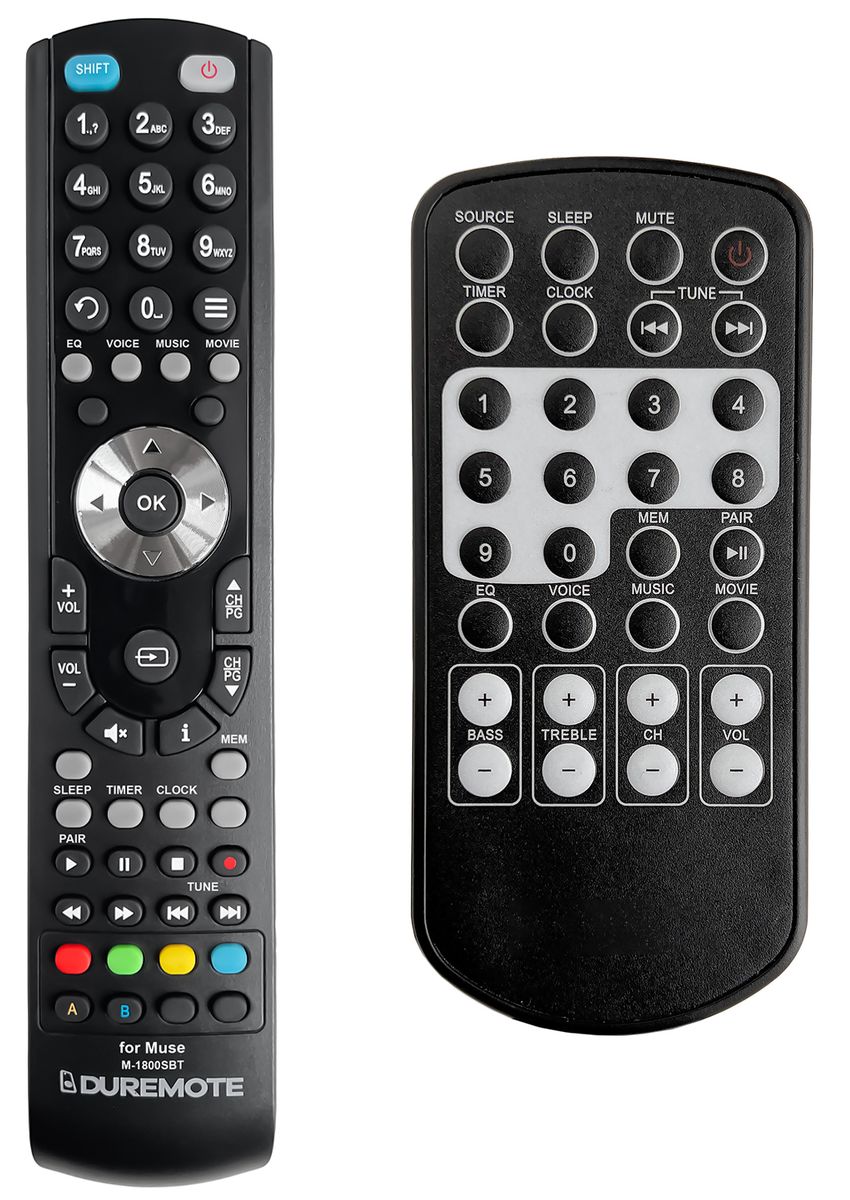 MUSE M-1800 SBT - távirányító duplikátum