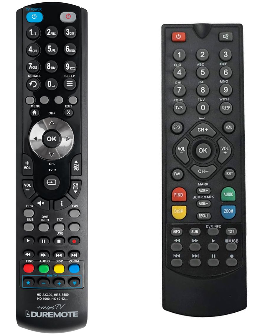 TITAN HD 1000,  i-Set 810 HD + TV vezérlés (mini TV) - távirányító duplikátum