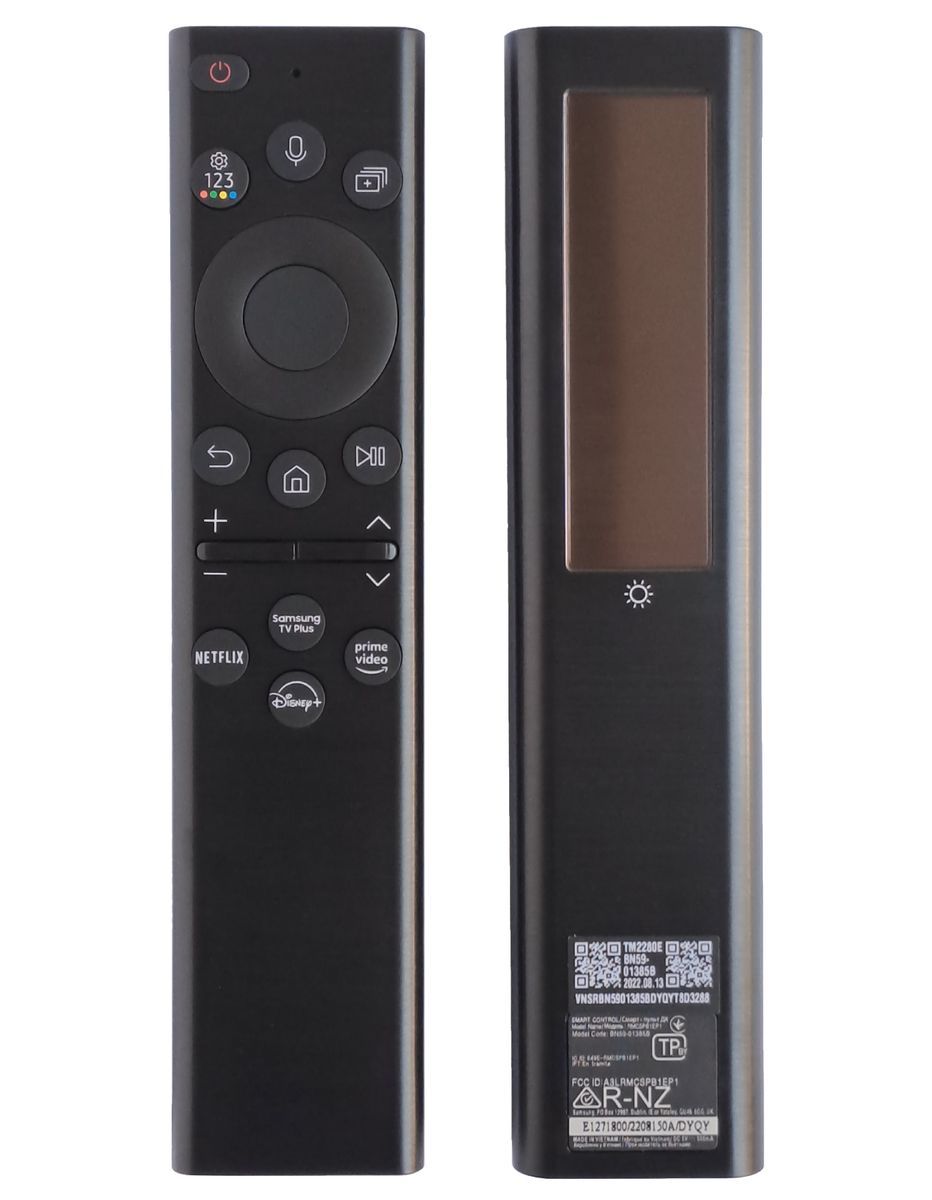 SAMSUNG BN59-01385B - NAPENERGIA rádiós (BT) csere távirányító hangvezérléssel