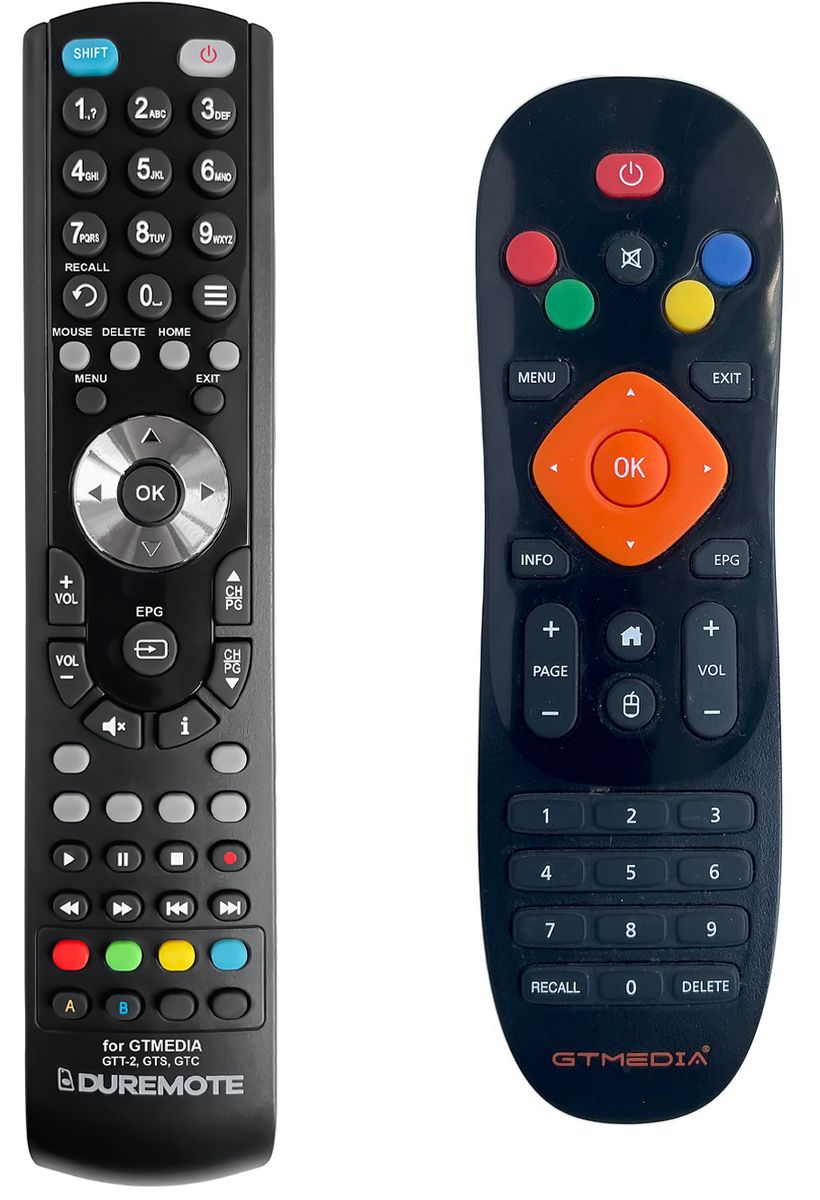 GTMEDIA GTC DVB-S2/C/T2 ISDB-T - távirányító duplikátum