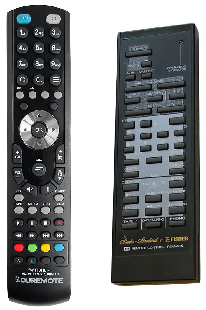 FISHER REM-915 - távirányító duplikátum
