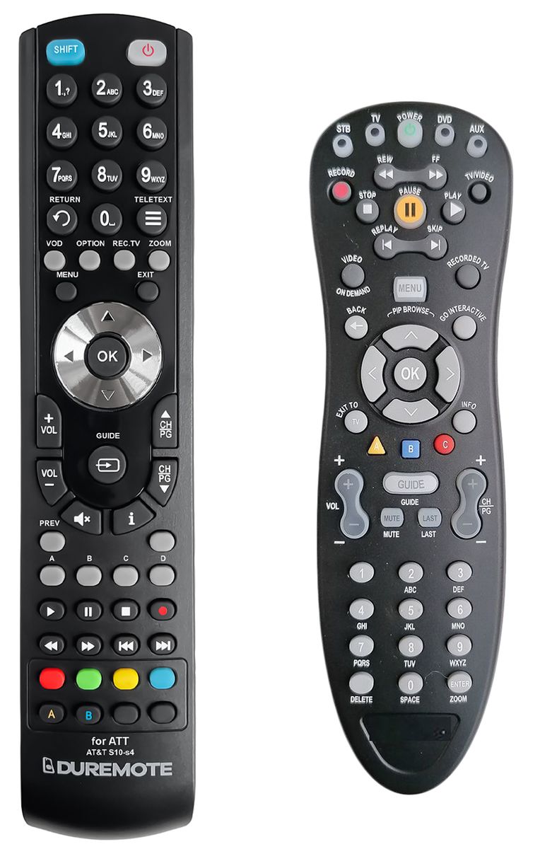 ATT AT&T S10-s4 U-verse programmable remote control - távirányító duplikátum