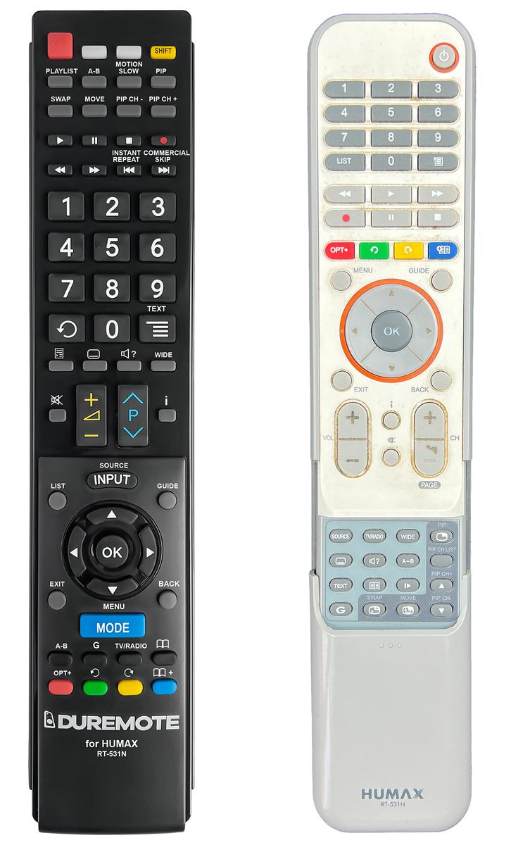 HUMAX RT-531N - távirányító duplikátum