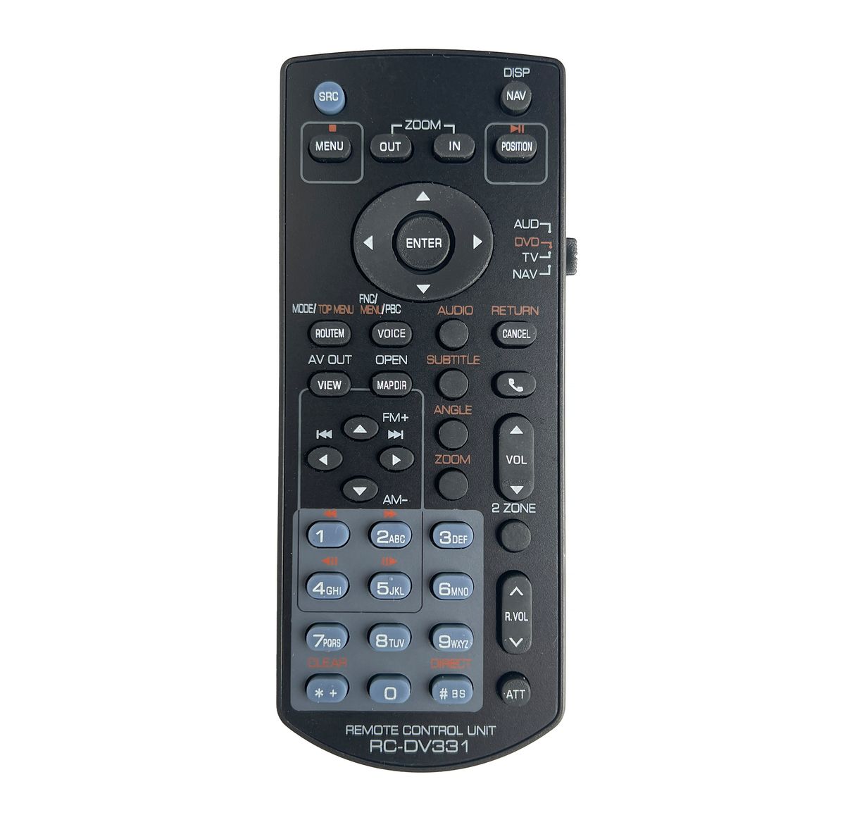 KENWOOD KNA-RCDV331 - helyettesítő távirányító