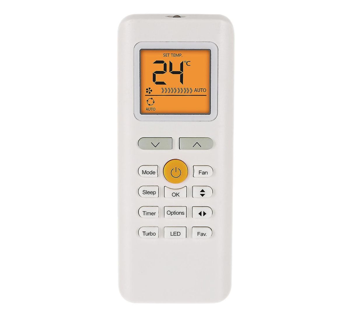 MIDEA RG70C/BGEF - helyettesítő távirányító háttérvilágítással
