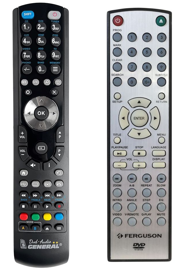 FERGUSON D-680, DVD-680 -   


kompatibilis General márkájú távirányító