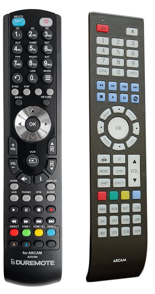 ARCAM AVR390, AVR550, AVR850, AVR860, SR250 - távirányító duplikátum