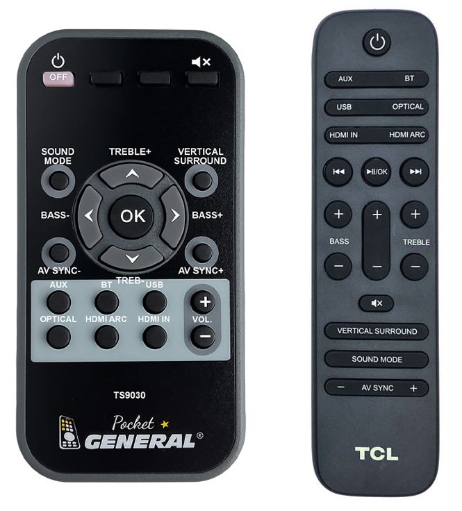 TCL TS9030 -   


távirányító
 duplikátum