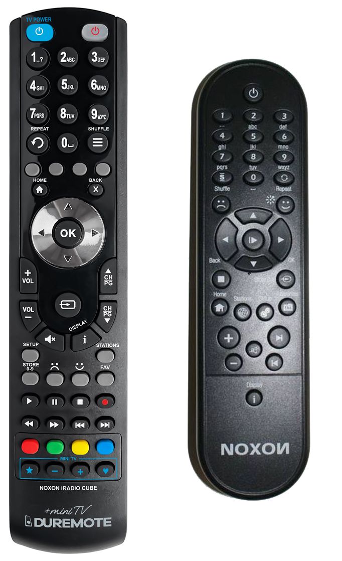 TERRATEC NOXON IRADIO CUBE + TV vezérlés (mini TV) - távirányító duplikátum
