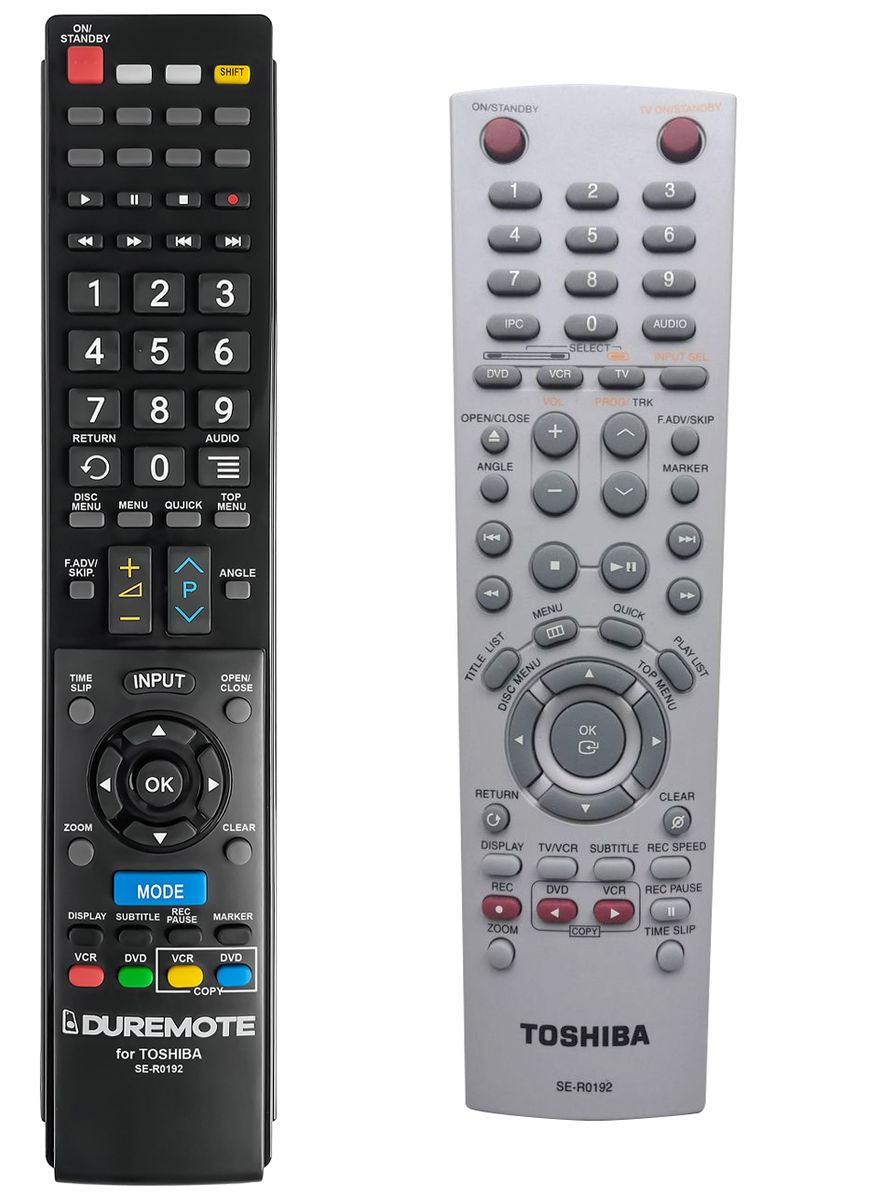 TOSHIBA SE-R0192 - távirányító duplikátum