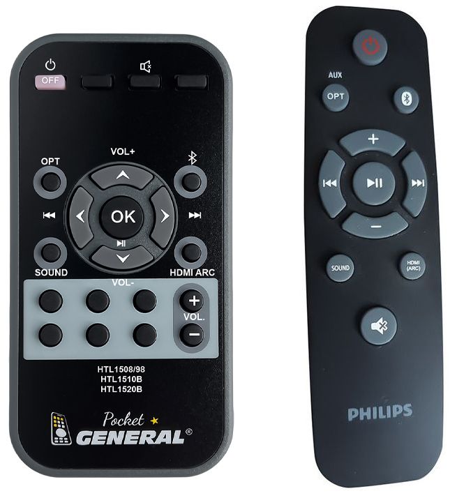 PHILIPS HTL1508, HTL1510B. HTL1520B -   


távirányító
 duplikátum