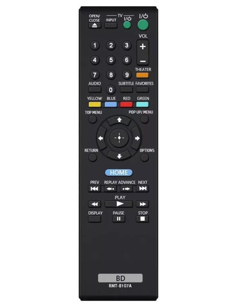 SONY RMT-B107P - helyettesítő távirányító