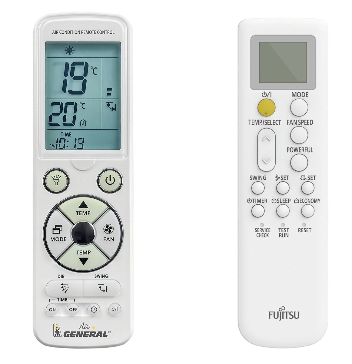 FUJITSU AR-RPD2E, AR-RPD3E, AR-RPA1E -   

luxus háttérvilágítású 
távirányító