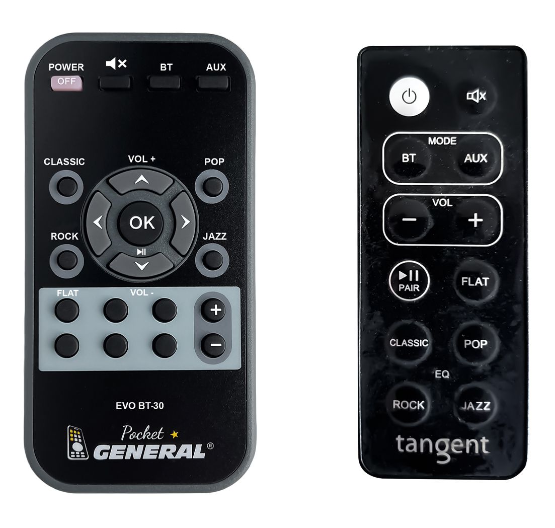 TANGENT Evo BT-30, Evo BT-50 -   


távirányító
 duplikátum