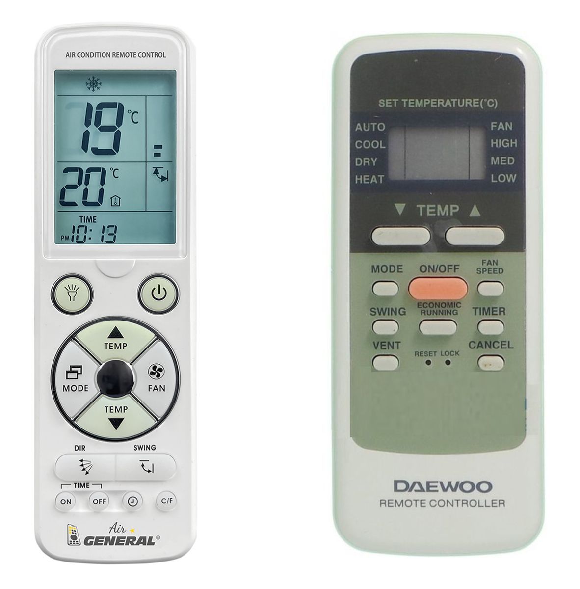 DAEWOO R51E -   

luxus háttérvilágítású 
távirányító