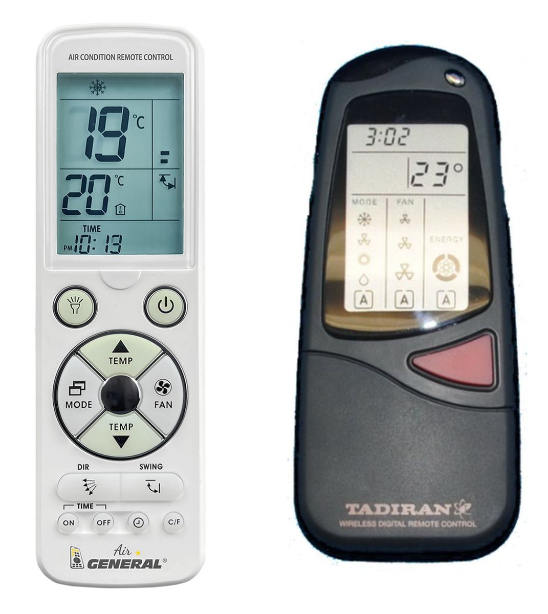 TADIRAN TAC490 -   

luxus háttérvilágítású 
távirányító