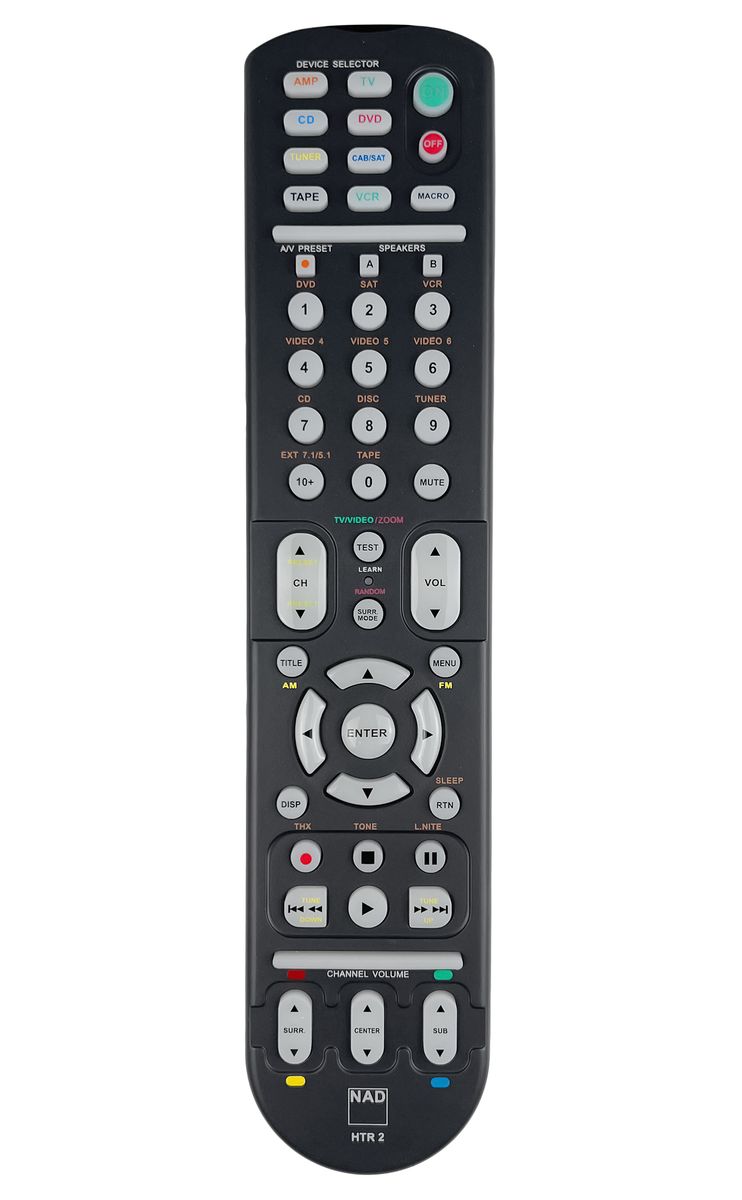 NAD HTR2 - eredeti gyári távirányító háttérvilágítással