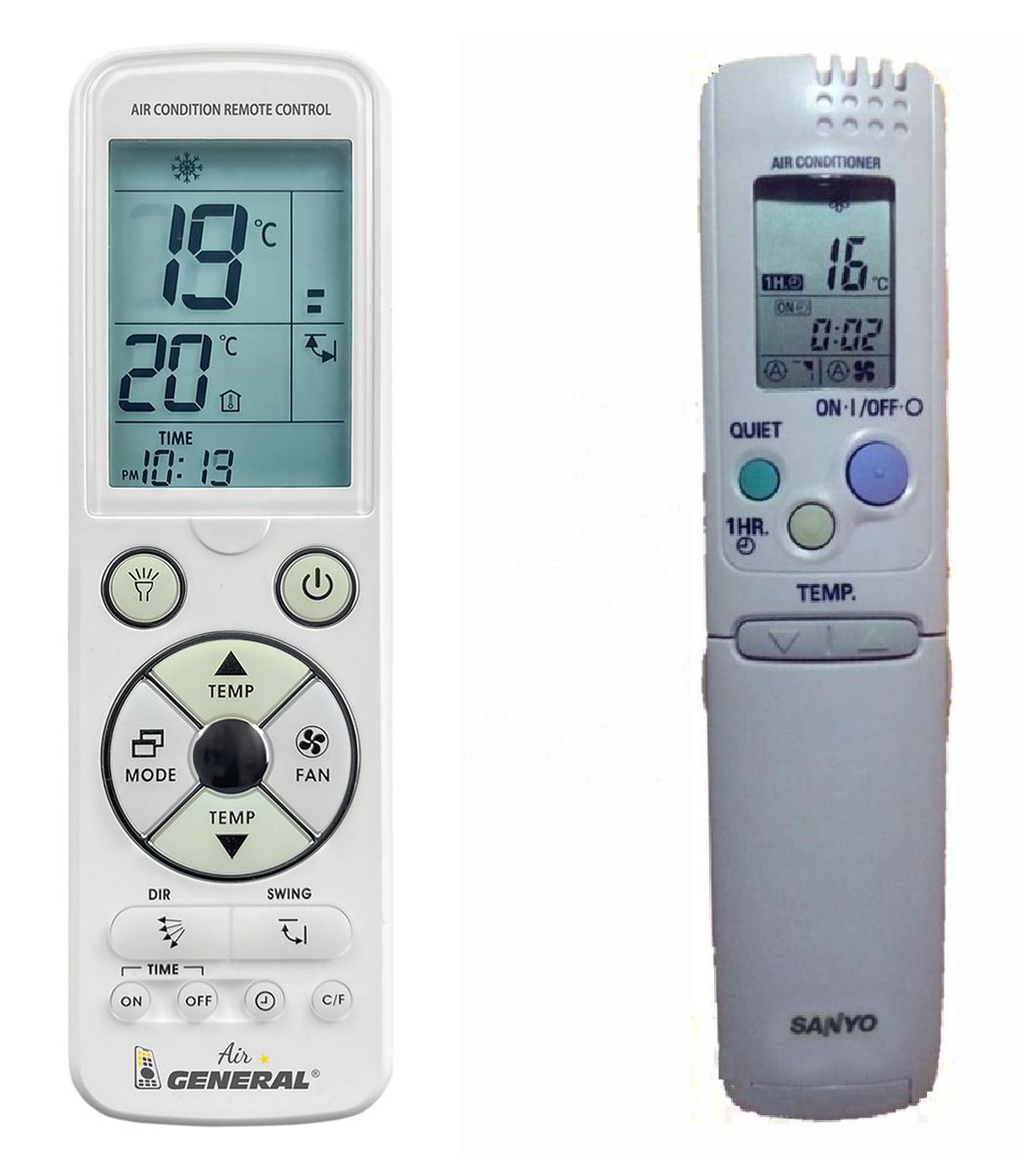 SANYO RCS3, RCSSR1, RCSSR2, RCS4, RCS6 -   

luxus háttérvilágítású 
távirányító