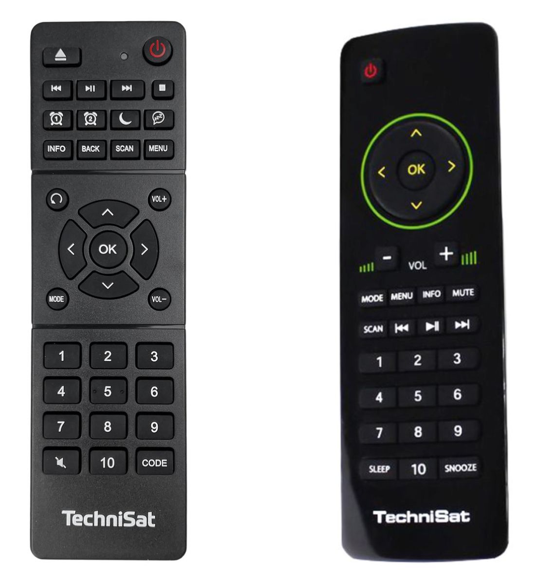 TECHNISAT DigitRadio 100 IR, 110 IR, 400, 450, 510, 520 - eredeti gyári távirányító