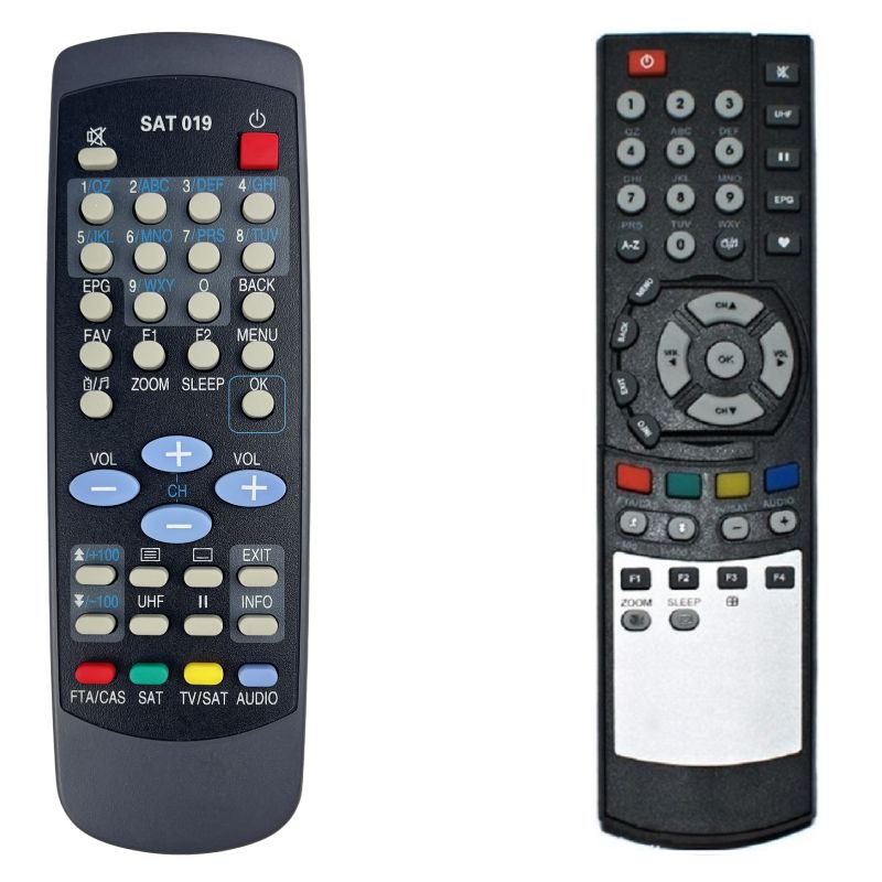 BIGSAT BS-S780, BS-S100 - helyettesítő távirányító