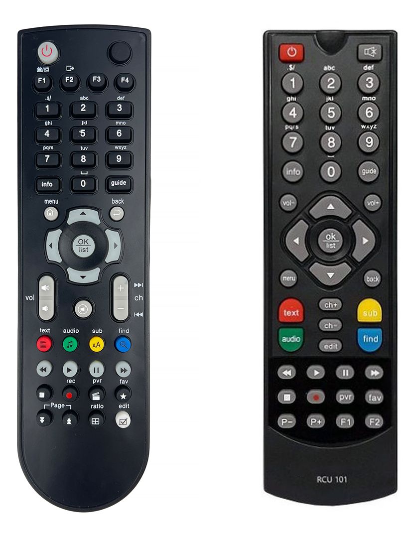 FERGUSON ARIVA T265 DVB-T2, RCU 101 - helyettesítő távirányító