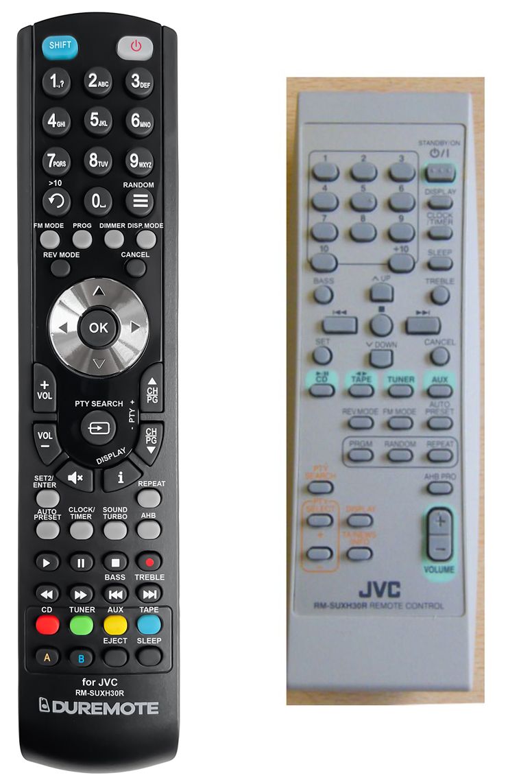 JVC RM-SUXH30R - távirányító duplikátum