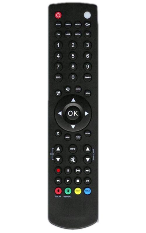 MOBILETV MTV19DVDT - helyettesítő távirányító