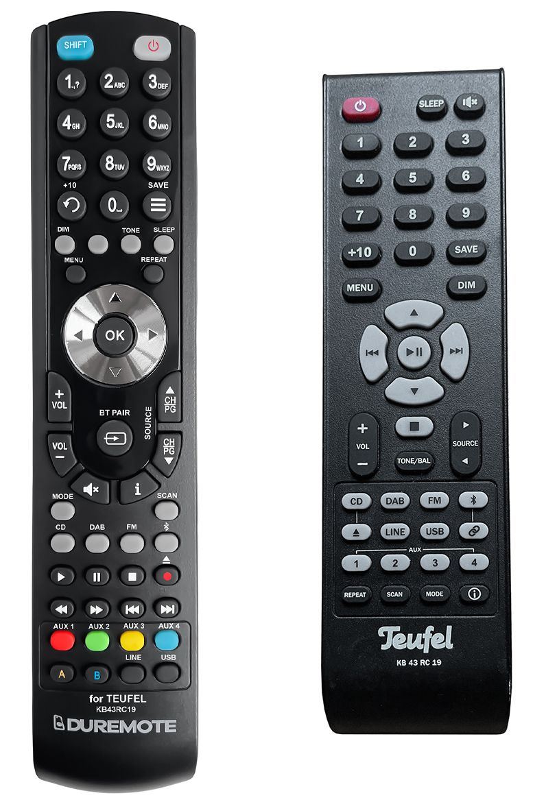 TEUFEL KB43RC19 - távirányító duplikátum