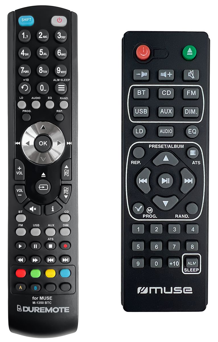 MUSE M-1350 BTC, M-680 BTC - távirányító duplikátum