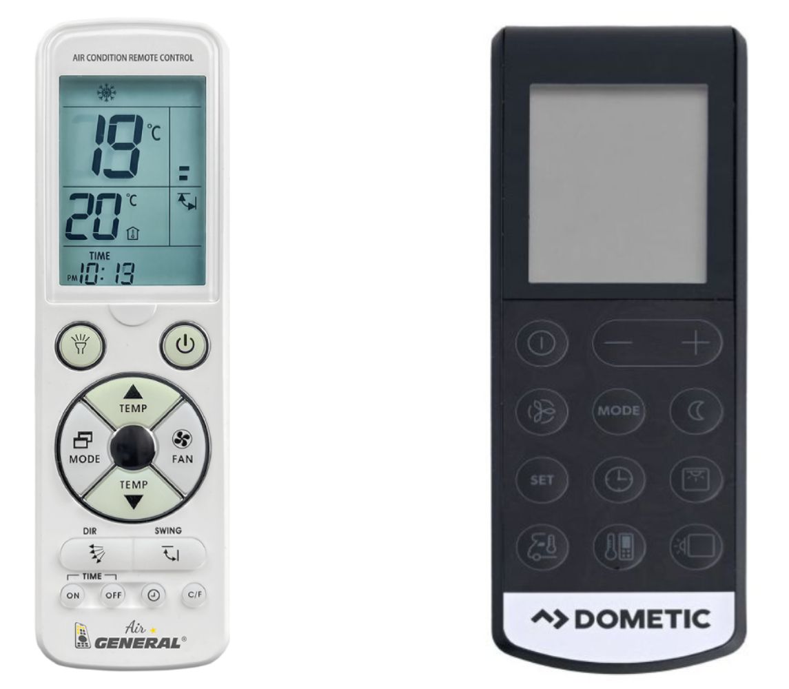 DOMETIC FJX4 1700/2200 -   

luxus háttérvilágítású 
távirányító