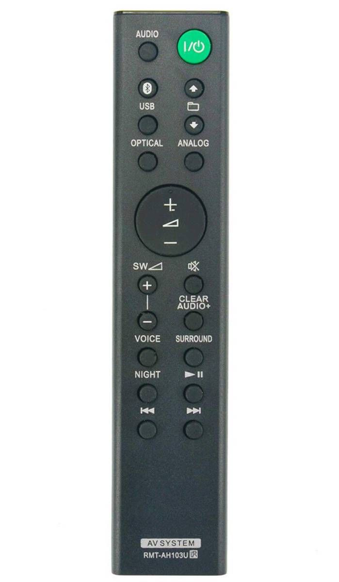 SONY RMT-AH103U - helyettesítő távirányító
