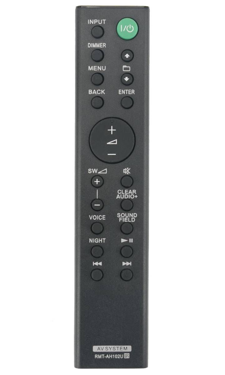 SONY RMT-AH102U - helyettesítő távirányító