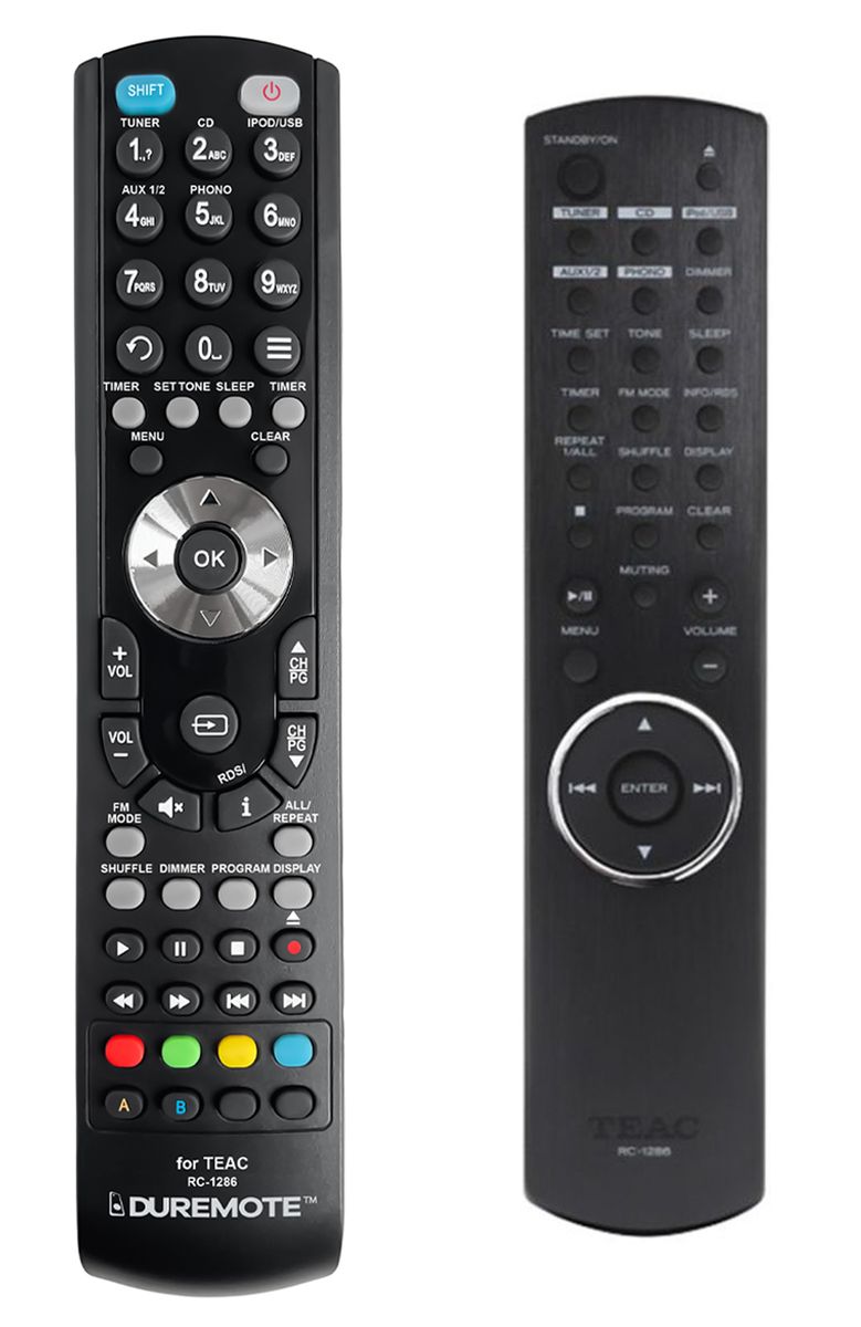 TEAC RC-1286 - távirányító duplikátum