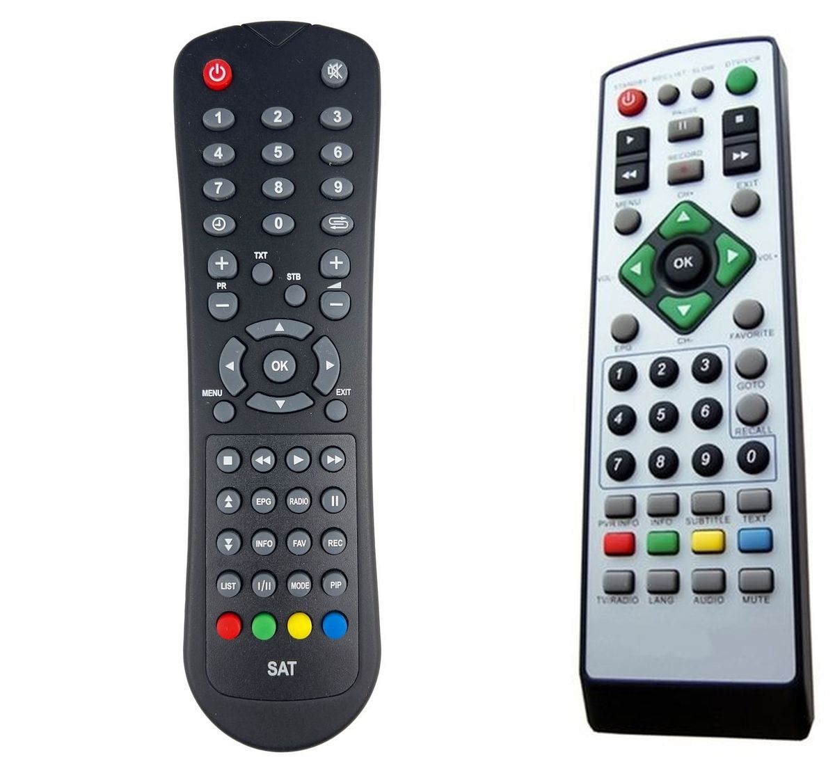 SENCOR SDB-2006T, SDB-2007T, SDB-3007 - helyettesítő távirányító