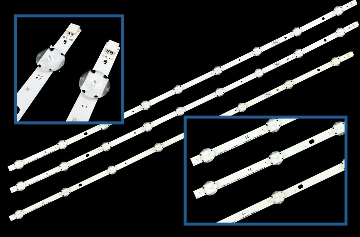 Vestel 23405295 LED háttérvilágítás D-LED BAR 39" DRT VNB / 30094577 - 3 szalaghossz 726mm
